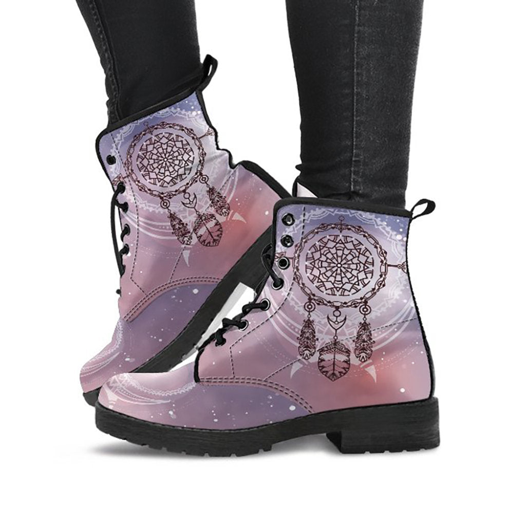 Pink Dream Catcher Womens Boots