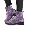 Purple Butterflies Decor Womens Boots