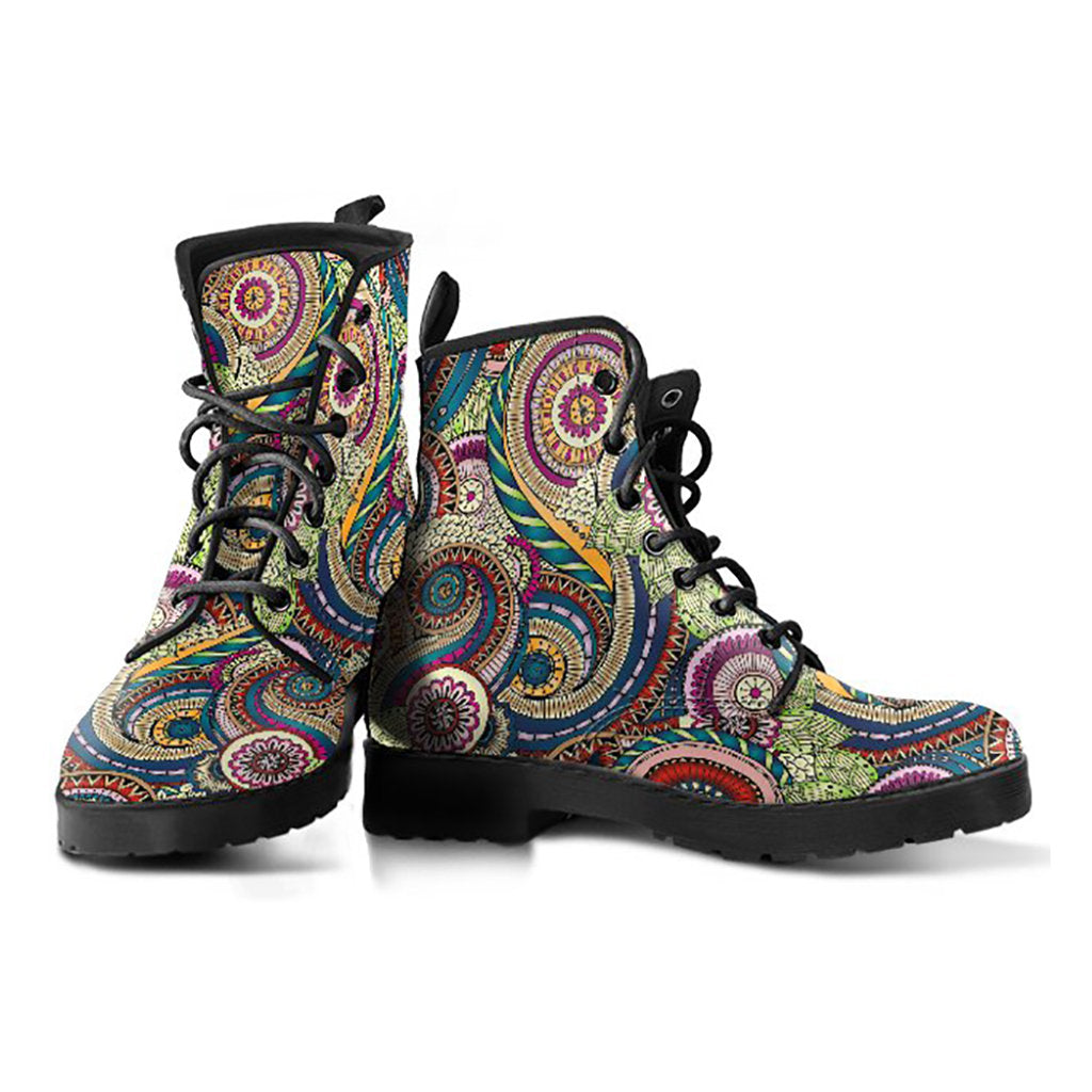 Funky Henna Mandalas Womens Boots