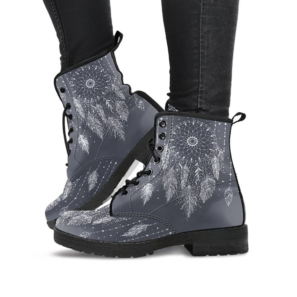 Grey Boho Dream Catcher Womens Boots