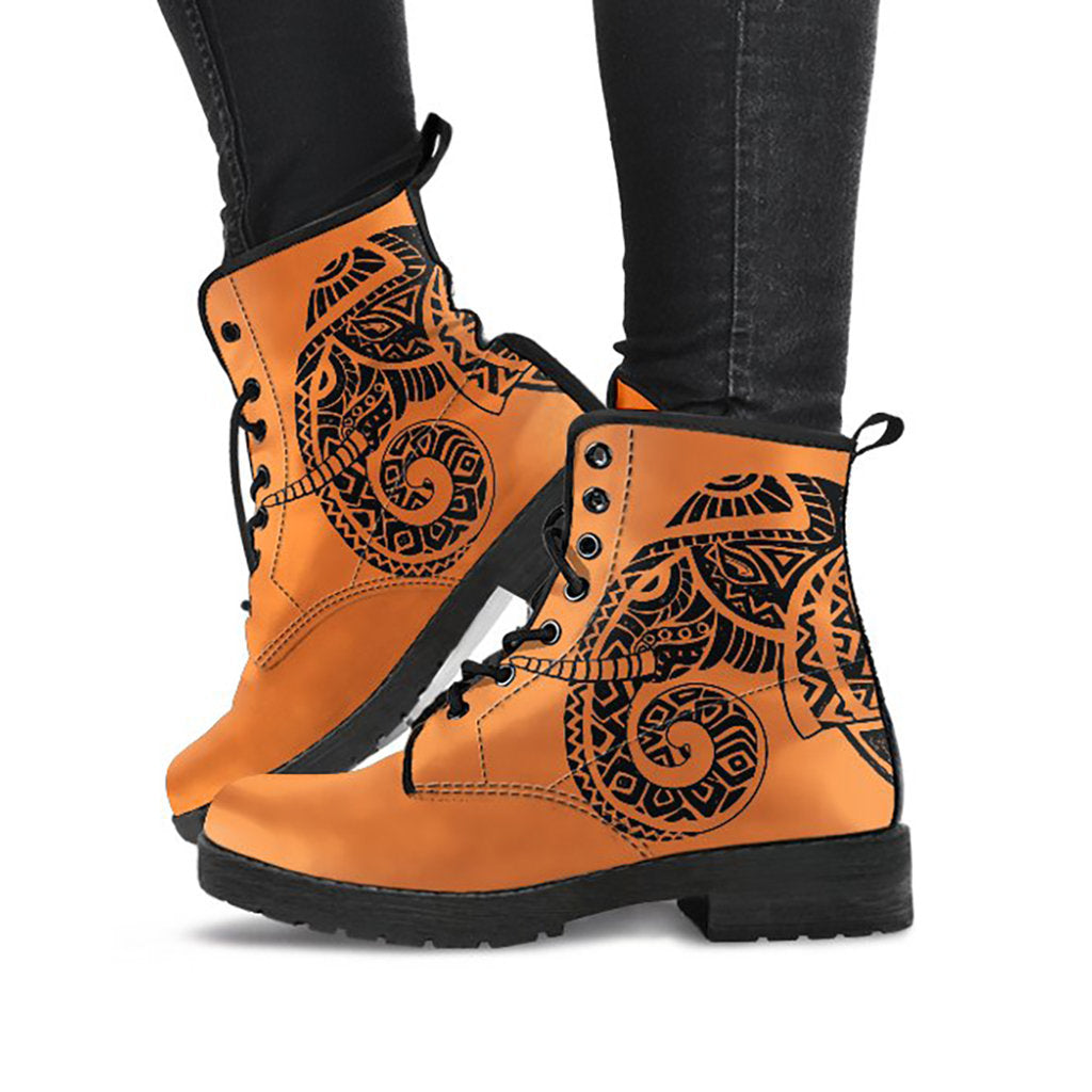 Tribal Elephant Womens Boots