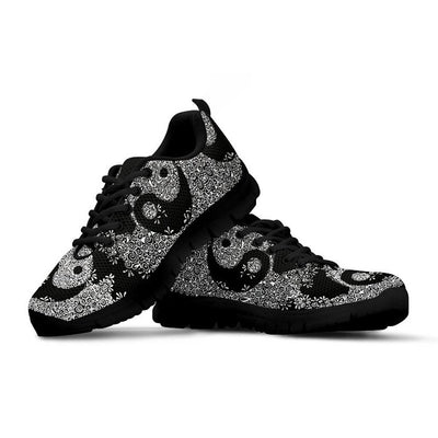 Yin Yang Black Sneakers