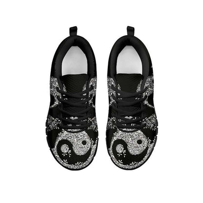 Yin Yang Black Sneakers