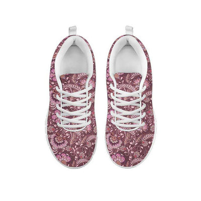 Pink Floral Decor Sneakers