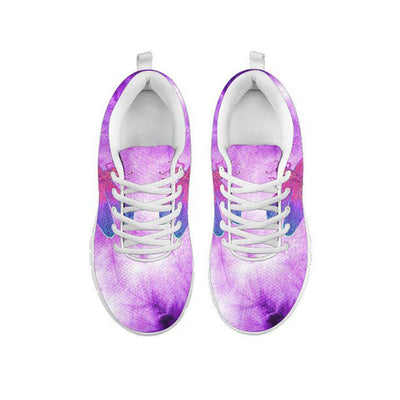 Pink & Purple Abstract Dragonfly Sneakers
