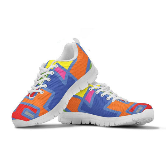 Colorful Abstract Square Sneakers