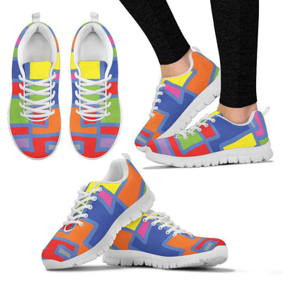 Colorful Abstract Square Sneakers