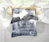 Grey Feathers Bedding Set