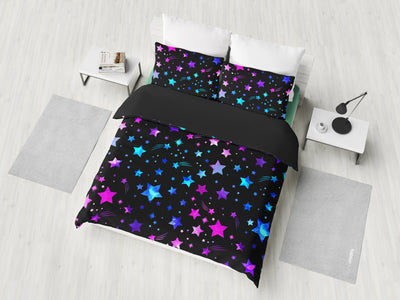 Pink & Purple Stars Bedding Set