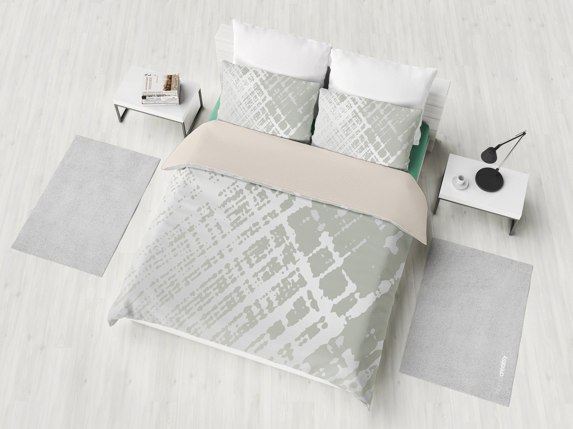 Ivory Abstract Bedding