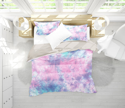 Blue & Pink Cotton Candy Bedding Set