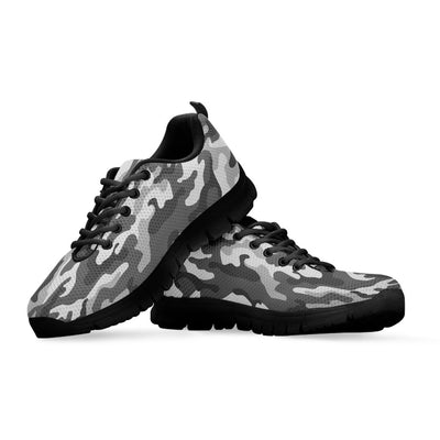 Grey Camouflage Sneakers