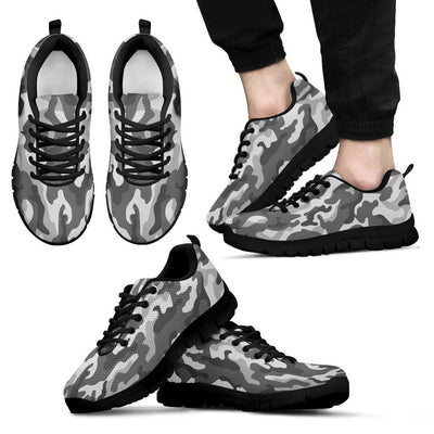 Grey Camouflage Sneakers