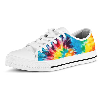 Colorful Tie Dye Print Abstract Art Shoes