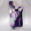 Purple Butterflies Hooded Blanket
