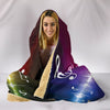 Colorful Musical Notes Hooded Blanket
