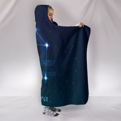 Libra Zodiac Hooded Blanket