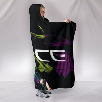Colorful Abstract Dance Hooded Blanket