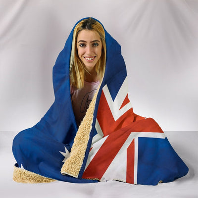 Australian Flag Hooded Blanket
