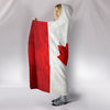 Canadian Flag Hooded Blanket