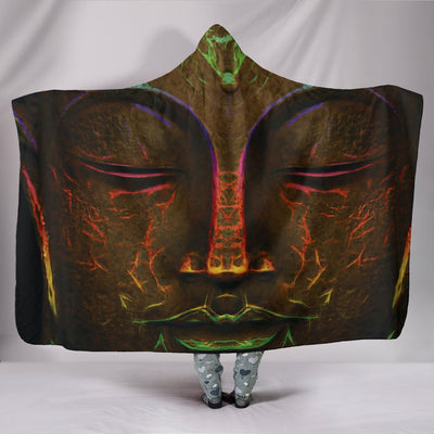 Buddha Face Hooded Blanket