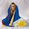 Philippines Flag Hooded Blanket