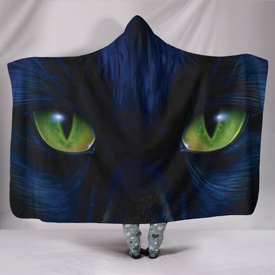 Cat Eyes Hooded Blanket