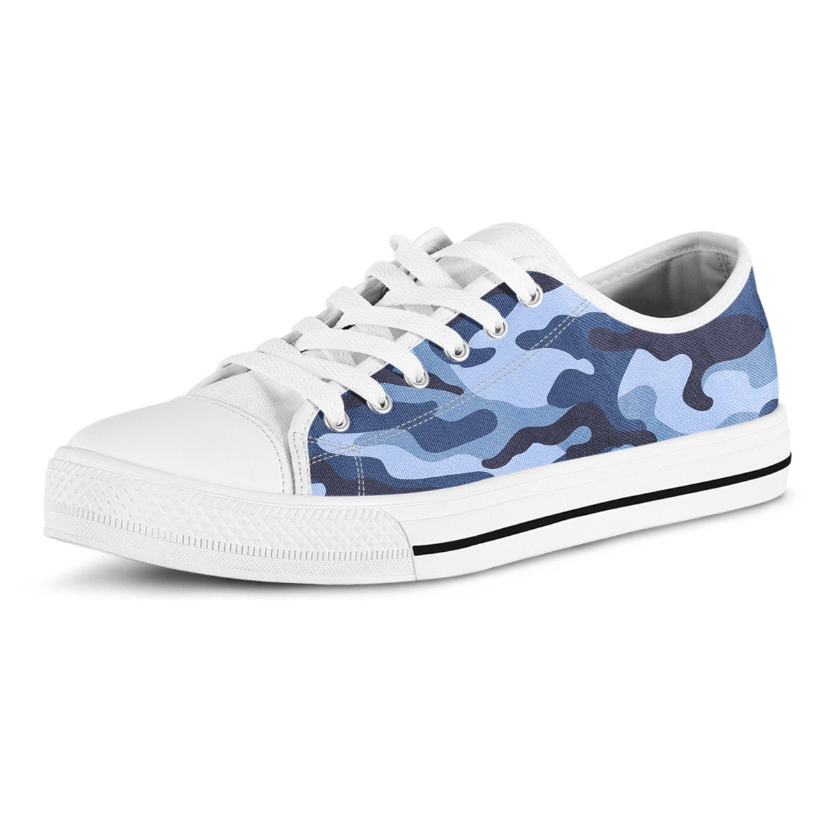 Blue Camouflage Shoes