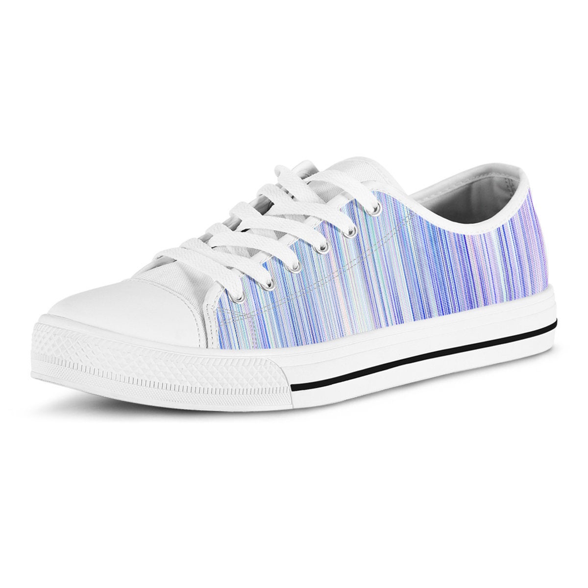 Pink & Blue Stripe Shoes