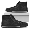 Dark Grey Camouflage High Top Shoes
