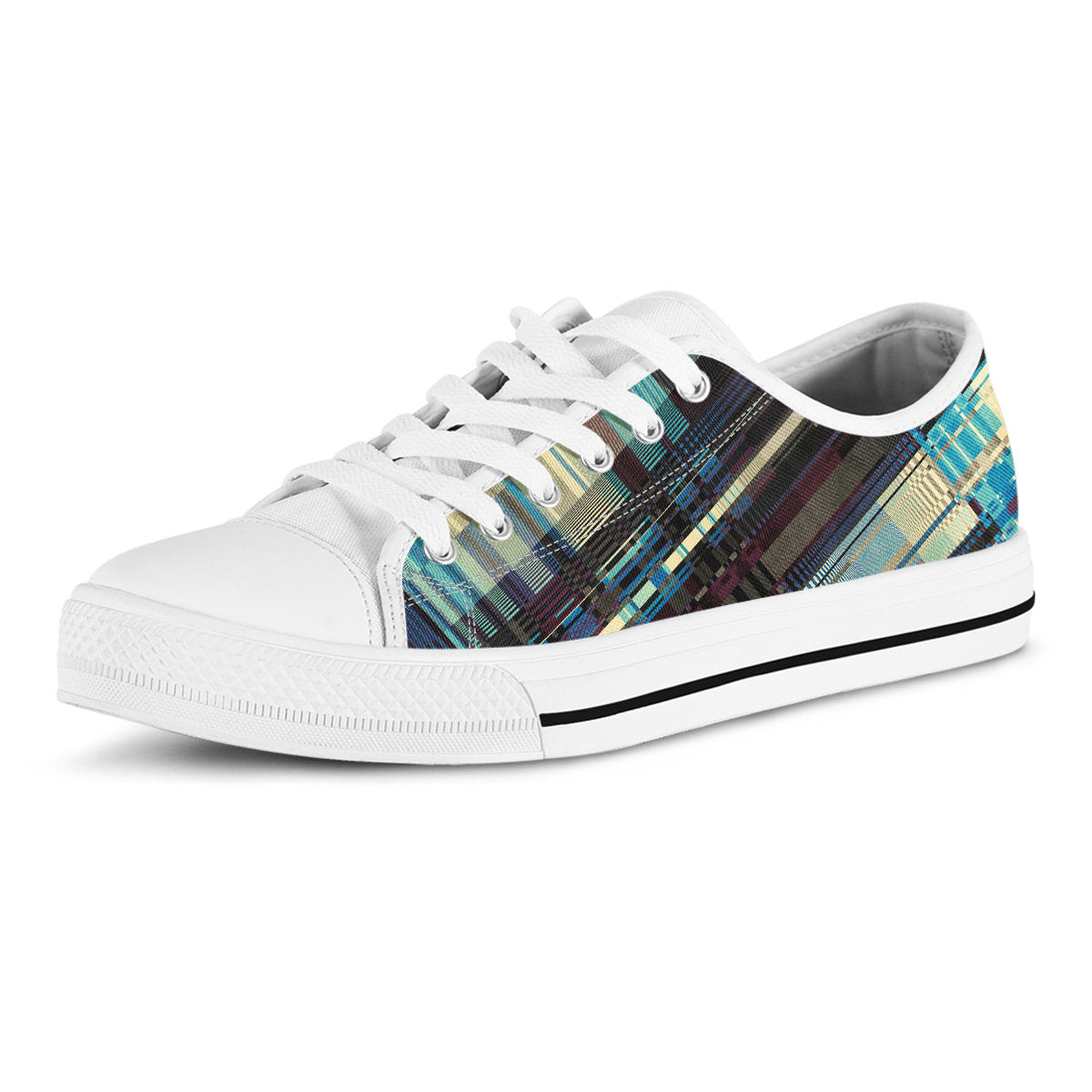 Plaid Abstract Shoes