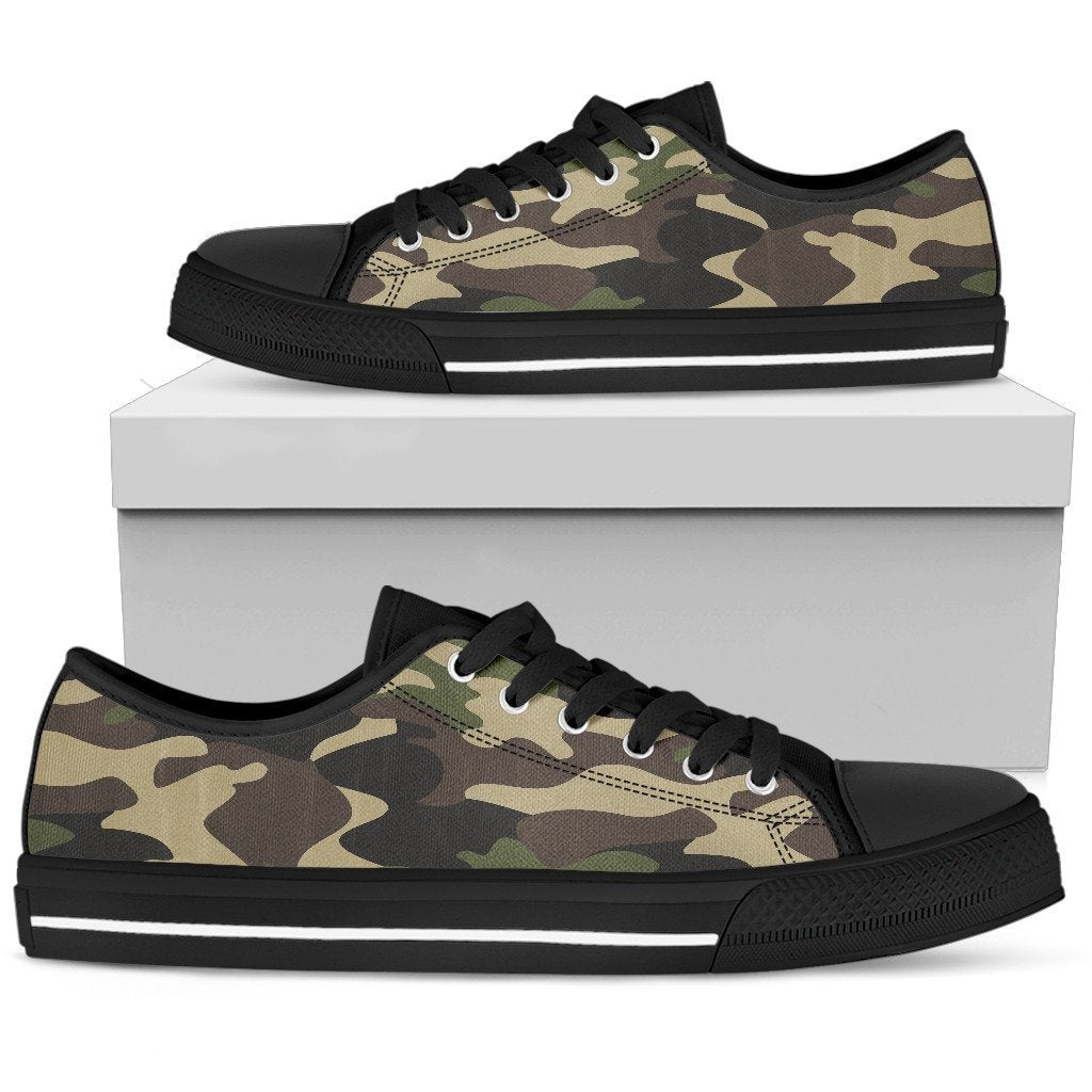 Army Green Camouflage Shoes