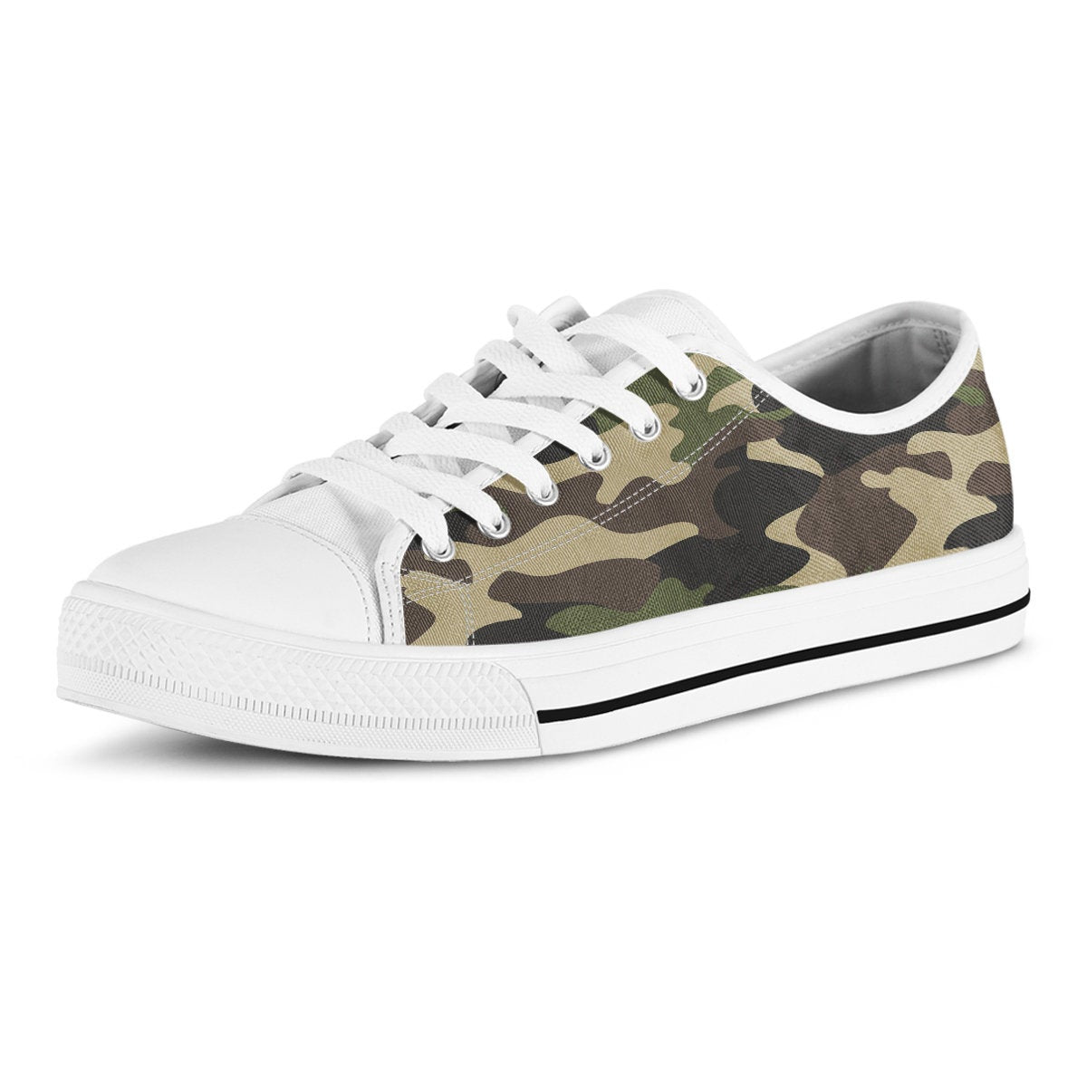 Army Green Camouflage Shoes