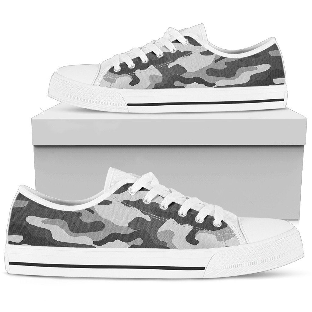 Grey Camouflage Shoes