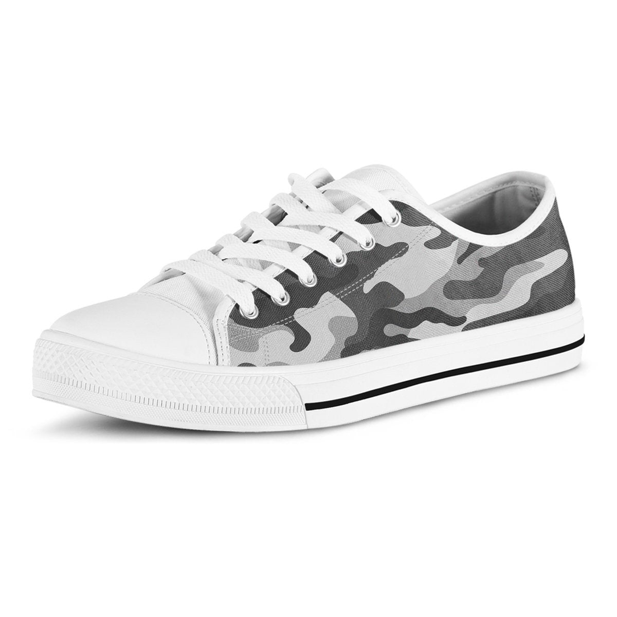 Grey Camouflage Shoes