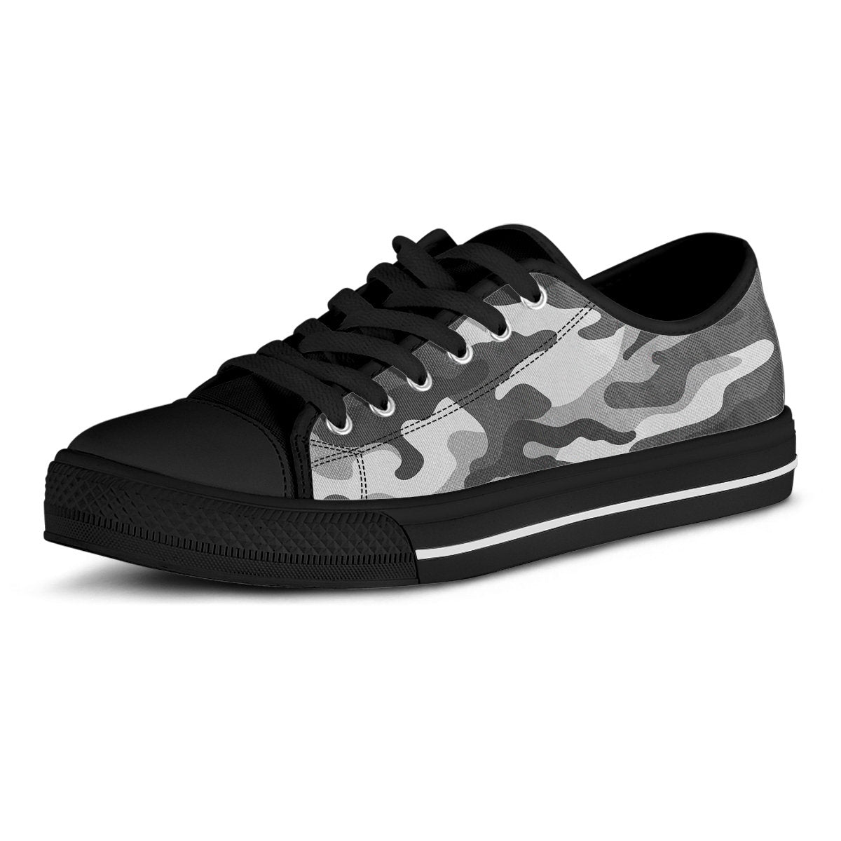 Grey Camouflage Shoes