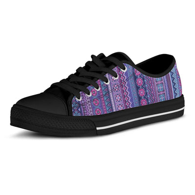 Purple Boho Stripes Shoes