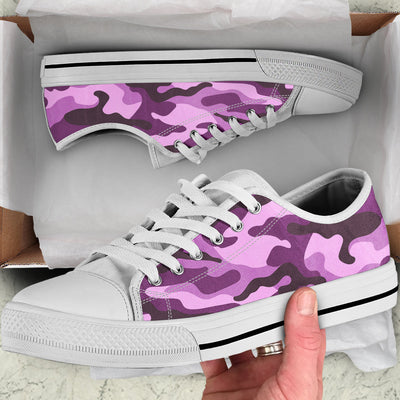 Purple Camouflage Shoes
