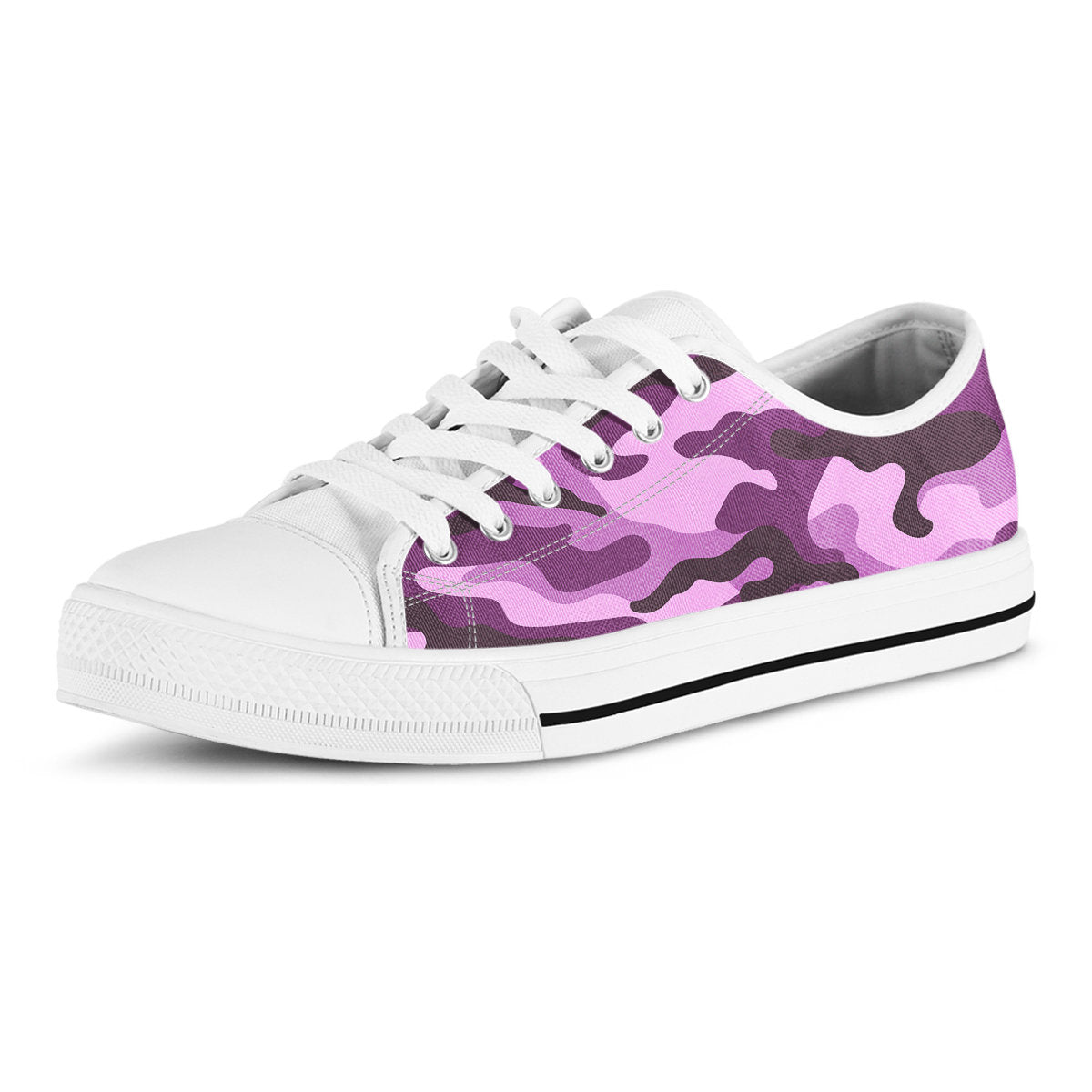 Purple Camouflage Shoes
