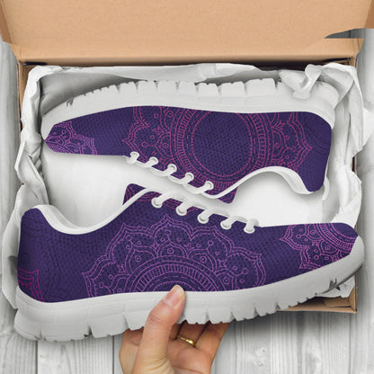 Purple Mandalas Sneakers
