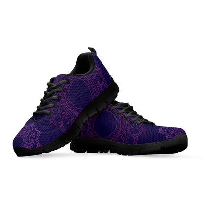 Purple Mandalas Sneakers