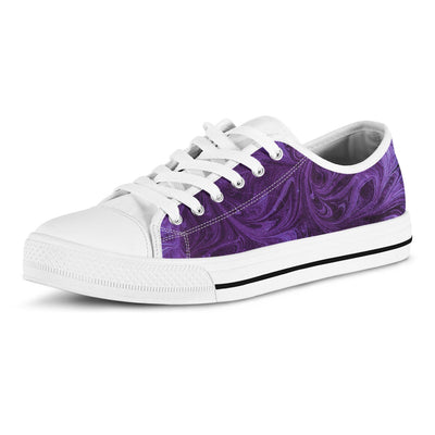 Purple Abstract Swirls Shoes