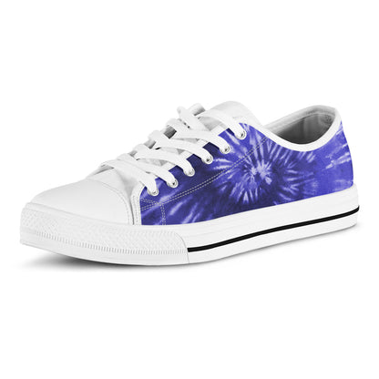 Purple Tie Dye Print Shoes