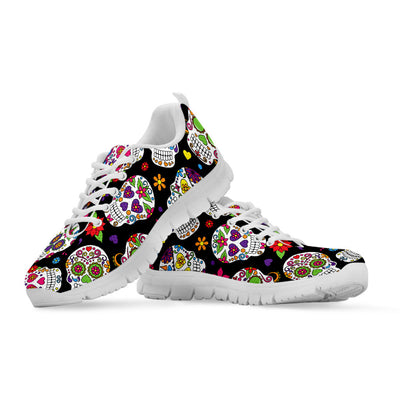 Colorful Sugar Skulls Sneakers