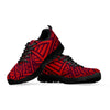 Red Tribal Polynesian Sneakers