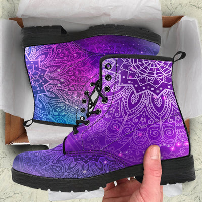 Pink & Purple Mandalas Womens Boots