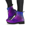 Purple Stars Pattern Womens Boots