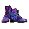 Purple Sun & Moon Dream Catcher Mandala Womens Boots