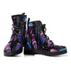 Pink & Purple Feathers Womens Boots