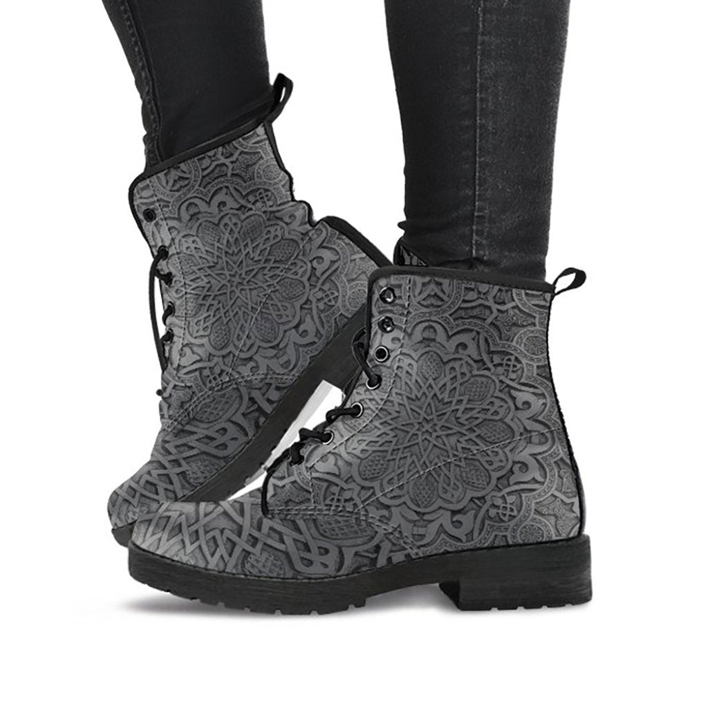 Vintage Mandala Decor Womens Boots